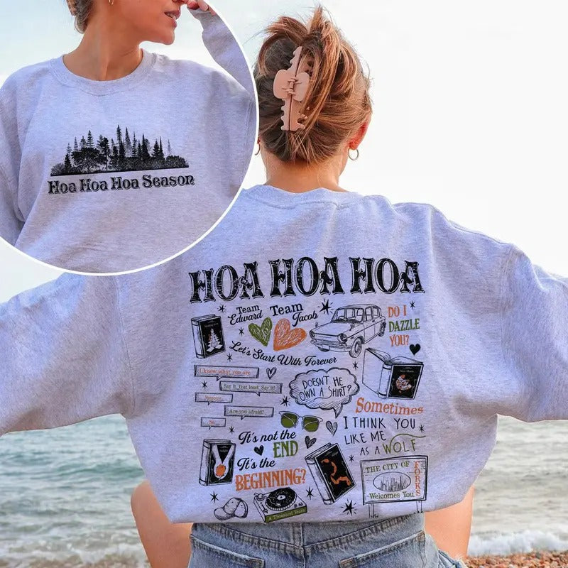 Hoa Season Forks Washington Inspired Cozy - Adult & Kids T-Shirts, Sweatshirts & Hoodies apparel design preview 1