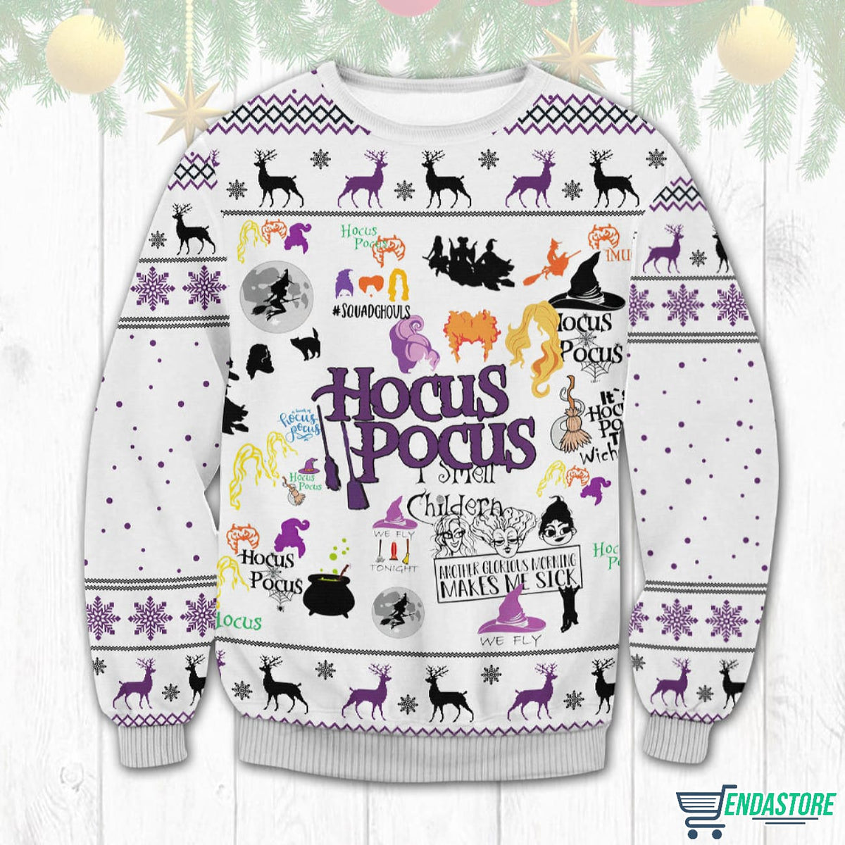 Hocus Pocus 3D Ugly Christmas Sweater - Holiday Gift product image
