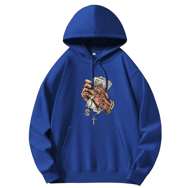 Holafish "Counting Money" Pattern Hippop Fleece Fall - Adult & Kids T-Shirts, Sweatshirts & Hoodies apparel design preview 1