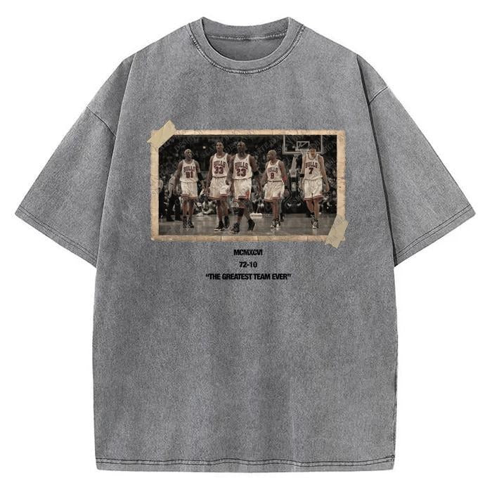 Holafish 1996 Chicago Squad Vintage Acid Washed Print - Adult & Kids T-Shirts, Sweatshirts & Hoodies apparel design preview 1