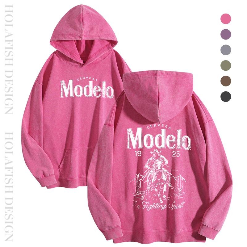 Holafish Acid Wash Cotton Kangaroo Pocket Ribbed - Adult & Kids T-Shirts, Sweatshirts & Hoodies apparel design preview 1