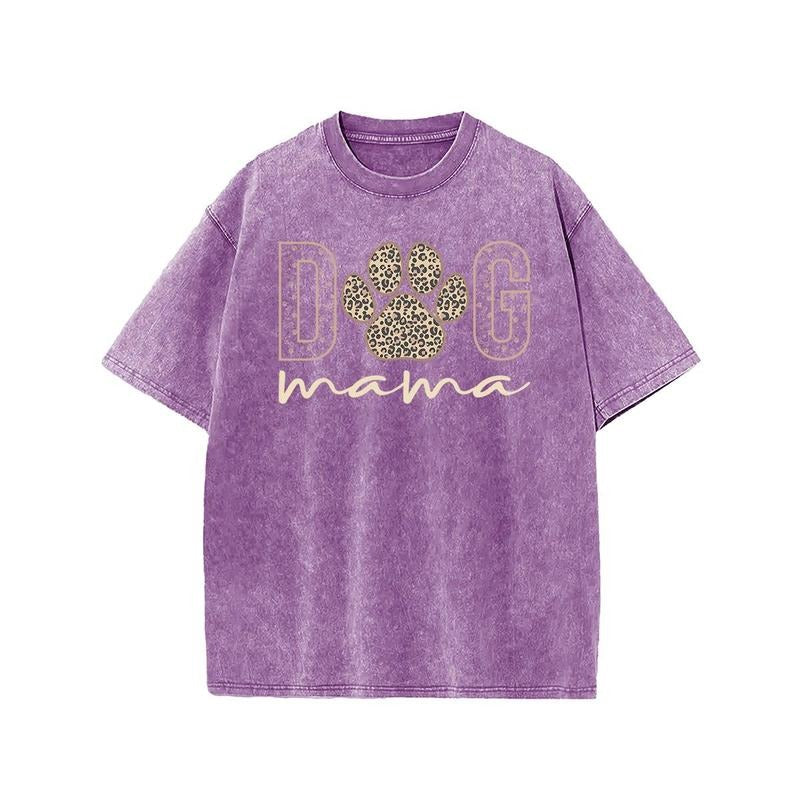 Holafish DOG Mama Vintage Cotton Short Sleeve Mineral - Adult & Kids T-Shirts, Sweatshirts & Hoodies apparel design preview 1