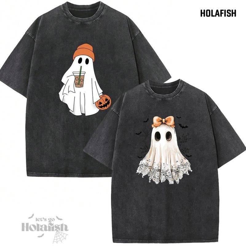 Holafish Halloween Couple Outfits Acid Wash Casual - Adult & Kids T-Shirts, Sweatshirts & Hoodies apparel design preview 1