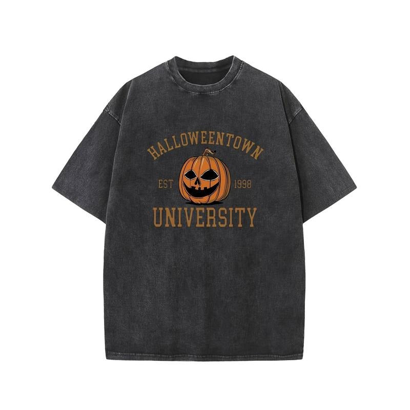 Holafish Halloween Town University Printed Short - Adult & Kids T-Shirts, Sweatshirts & Hoodies apparel design preview 1