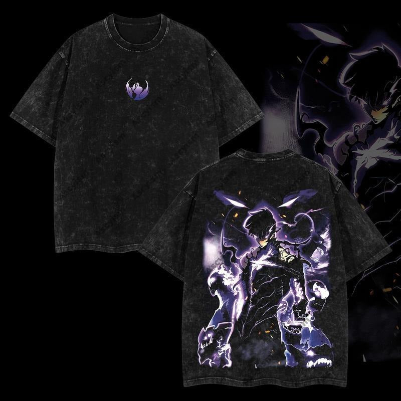 Holafish Limited Sung Jin Woo Solo Leveling Retro - Adult & Kids T-Shirts, Sweatshirts & Hoodies apparel design preview 1