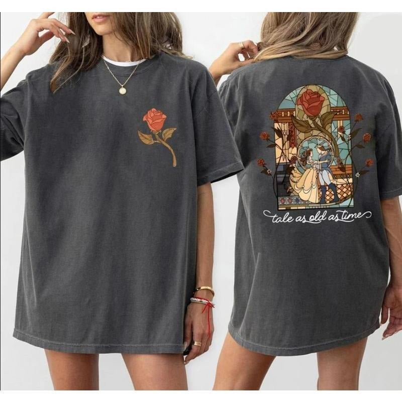 Holafish Vintage 90s Tale As Old Time Belle Princess - Adult & Kids T-Shirts, Sweatshirts & Hoodies apparel design preview 1