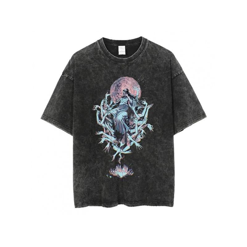 Holafish Vintage Acid Washed Cotton Short Sleeve Tops - Adult & Kids T-Shirts, Sweatshirts & Hoodies apparel design preview 1