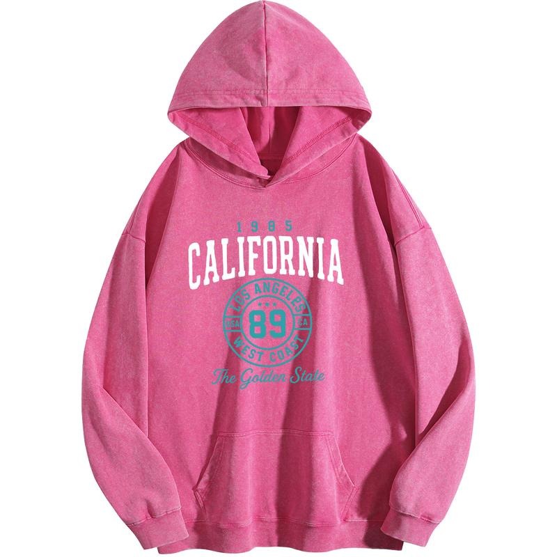 Holafish California Print Acid Wash Vintage Loose Fit - Adult & Kids T-Shirts, Sweatshirts & Hoodies apparel design preview 1