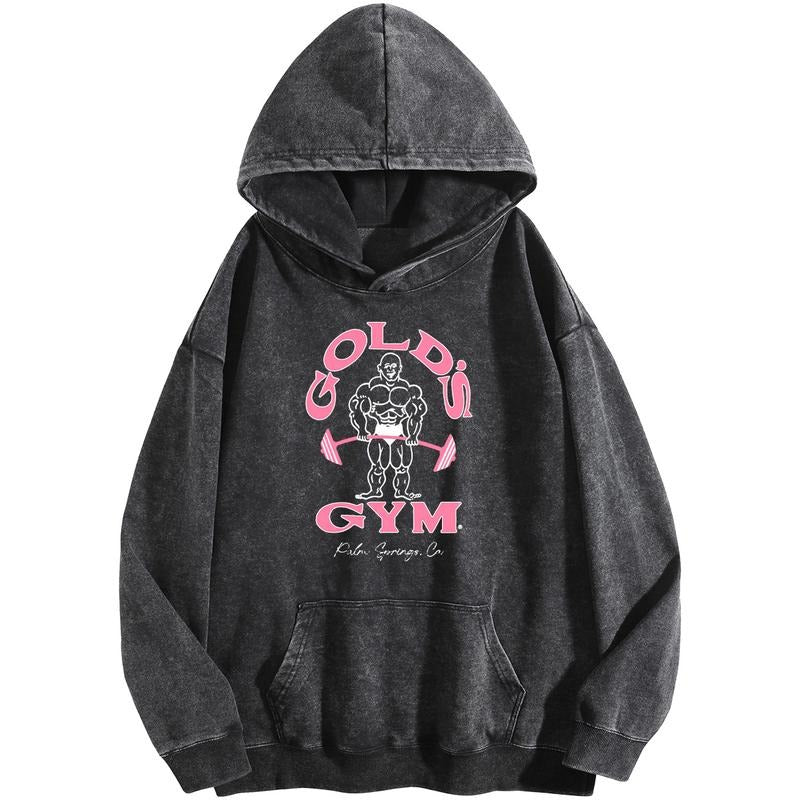 Holafish GYM Print Acid Wash Essential Fitness - Adult & Kids T-Shirts, Sweatshirts & Hoodies apparel design preview 1