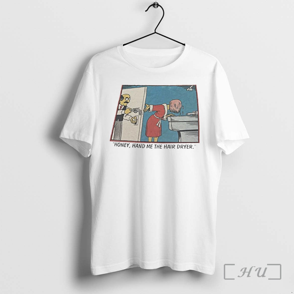 Honey Hand Me The Hair Dryer Sweater Jpg - Adult & Kids T-Shirts, Sweatshirts & Hoodies apparel design preview 1