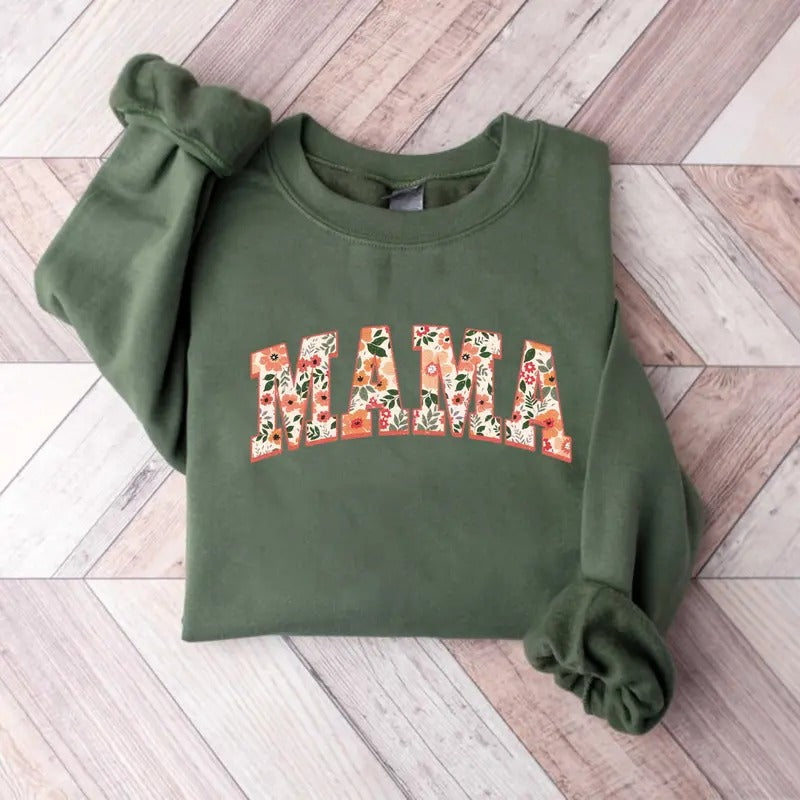 Floral Mama Classic Fit 100% Cotton Womenswear - Adult & Kids T-Shirts, Sweatshirts & Hoodies apparel design preview 1