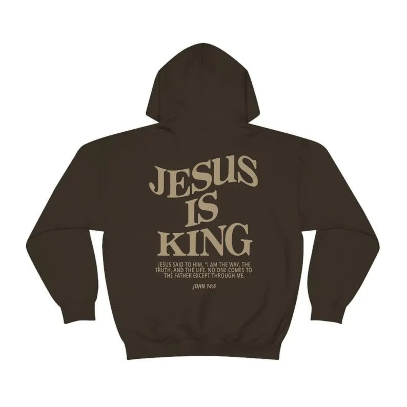Jesus Is King Printing Christian Festive - Adult & Kids T-Shirts, Sweatshirts & Hoodies apparel design preview 1