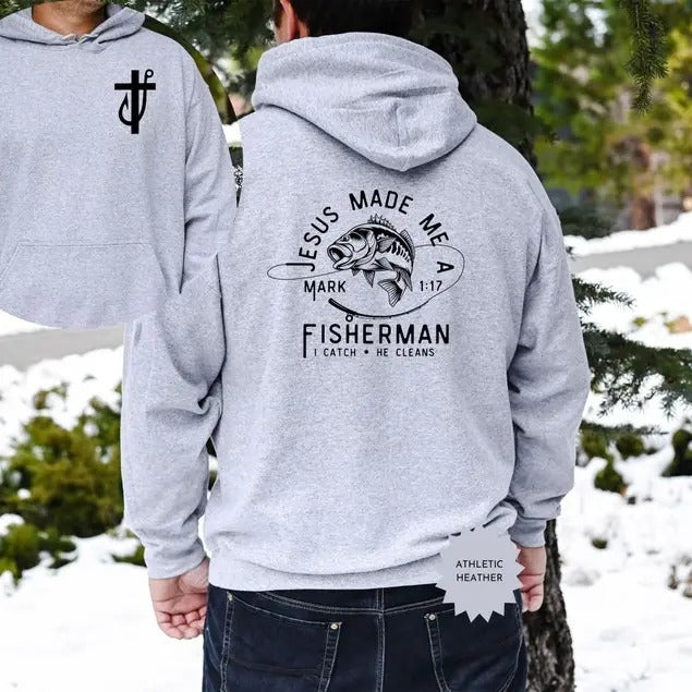 Christian Fisher Bible Verse - Adult & Kids T-Shirts, Sweatshirts & Hoodies apparel design preview 1