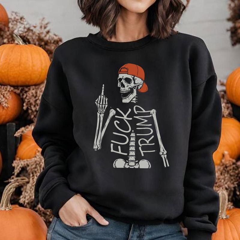 FDT Skeleton Halloween Him Her - Adult & Kids T-Shirts, Sweatshirts & Hoodies apparel design preview 1