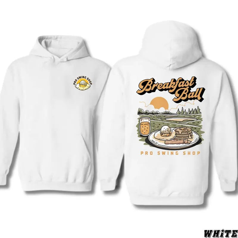 Breakfast Ball Pro Swing Vintage - Adult & Kids T-Shirts, Sweatshirts & Hoodies apparel design preview 1