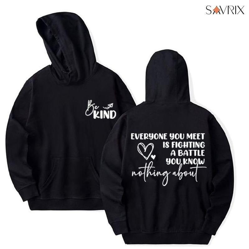 Bekind Everyone You Meet Is Fighting Battle Vintage - Adult & Kids T-Shirts, Sweatshirts & Hoodies apparel design preview 1