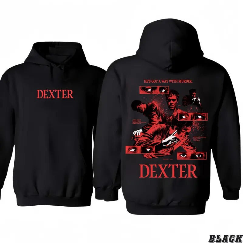 Dexter Hes Got Way Murder Morgan Vintage - Adult & Kids T-Shirts, Sweatshirts & Hoodies apparel design preview 1