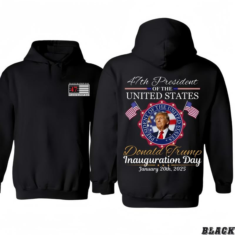 Trum Inauguration Day 2025 47th US Preside Vintage - Adult & Kids T-Shirts, Sweatshirts & Hoodies apparel design preview 1