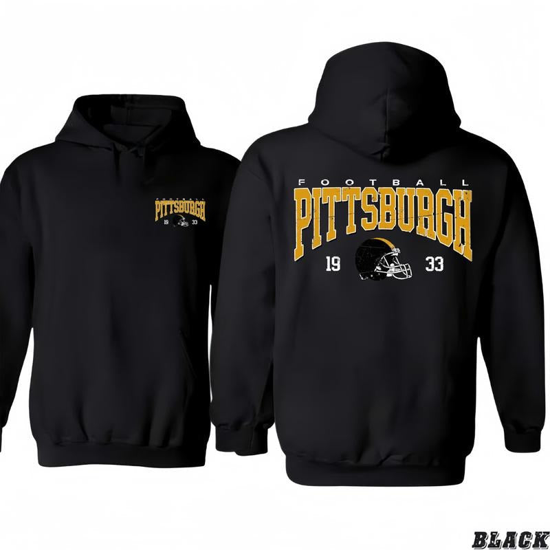 Pittsburgh Football 1933 Helmet Classic Vintage Sport - Adult & Kids T-Shirts, Sweatshirts & Hoodies apparel design preview 1
