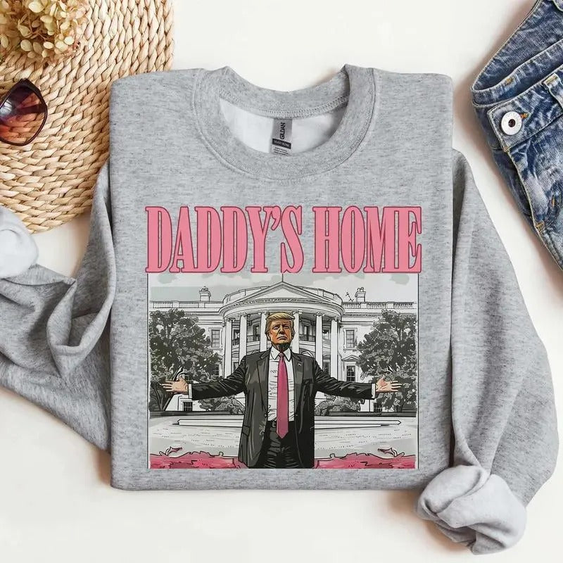 Daddys Home - Adult & Kids T-Shirts, Sweatshirts & Hoodies apparel design preview 1