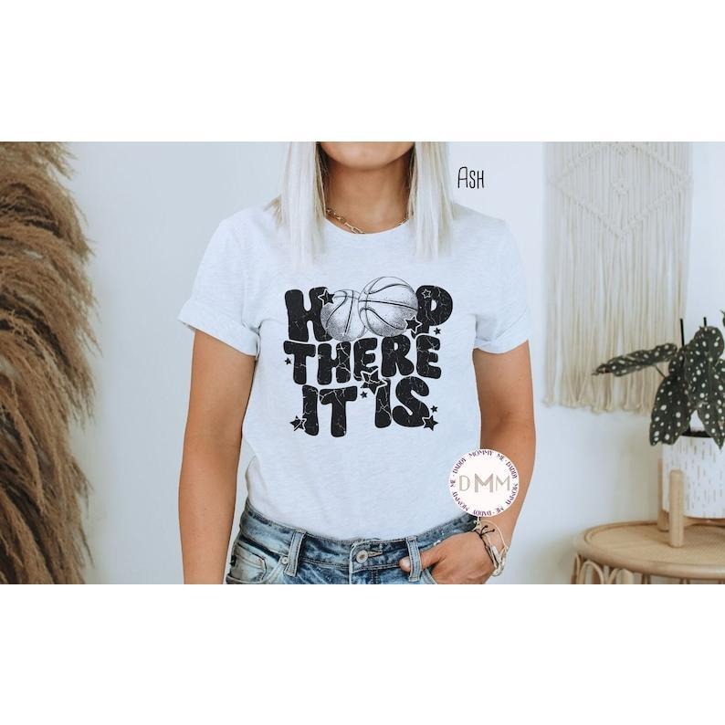 Hoop There Is Funny Basketball Mom Sports Game - Adult & Kids T-Shirts, Sweatshirts & Hoodies apparel design preview 1