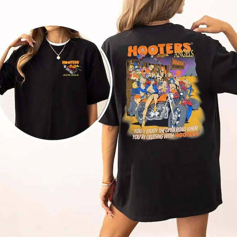 Hooters Angels Funny Halloweeen Halloween Classic - Adult & Kids T-Shirts, Sweatshirts & Hoodies apparel design preview 1