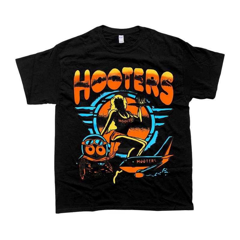 Hooters Wings Classic Fit 100% Cotton Menswear Top - Adult & Kids T-Shirts, Sweatshirts & Hoodies apparel design preview 1
