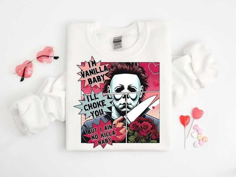 Horror Characters Valentine Bundle Scary Movie - Adult & Kids T-Shirts, Sweatshirts & Hoodies apparel design preview 1