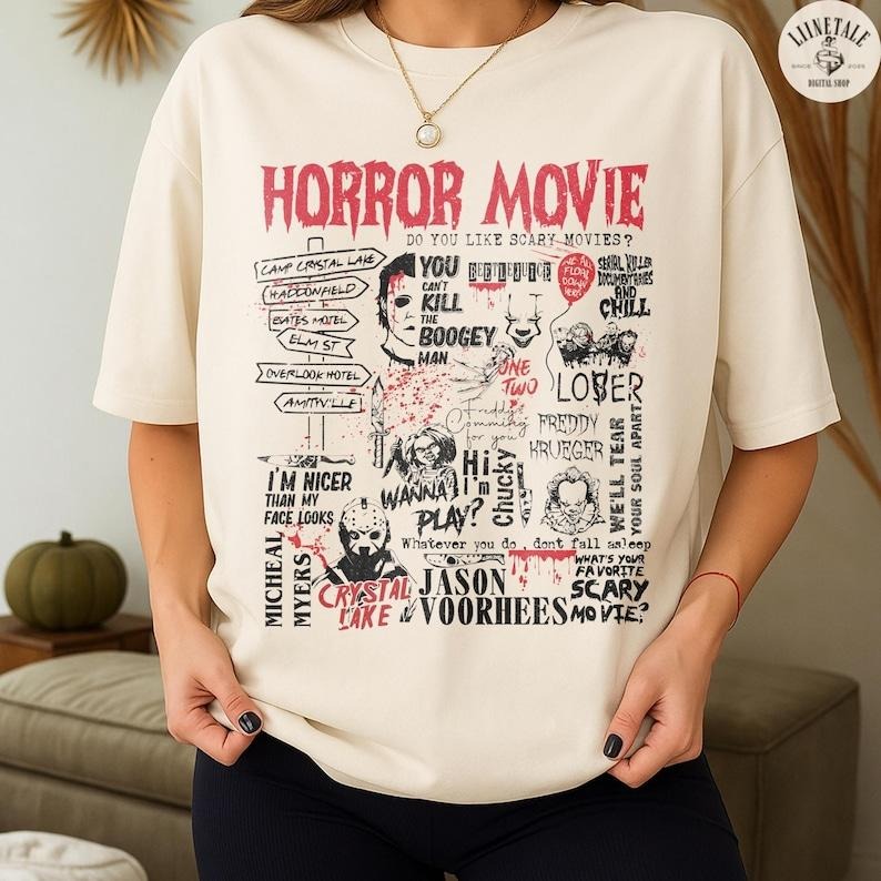 Horror Movie Halloween Characters Friends Michael - Adult & Kids T-Shirts, Sweatshirts & Hoodies apparel design preview 1