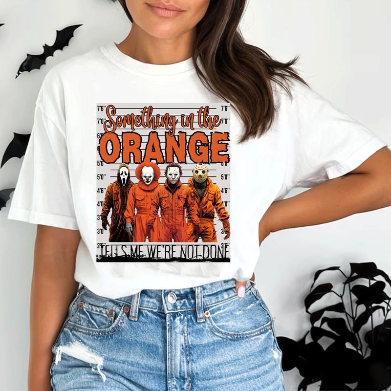 Horror Movie Hallowen Cute Fall Spooky Season - Adult & Kids T-Shirts, Sweatshirts & Hoodies apparel design preview 1