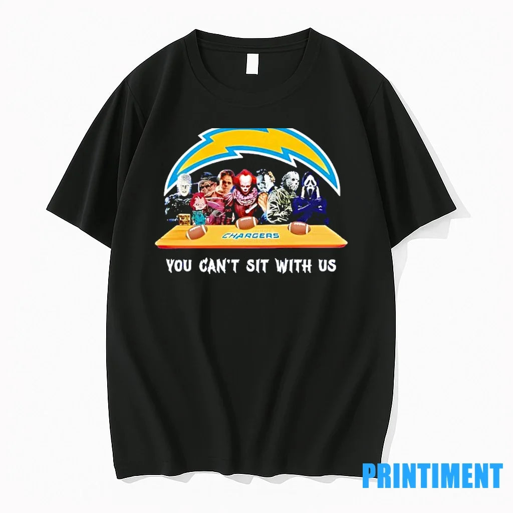 Horror Movie Characters You Cant Sit With Us Los - Adult & Kids T-Shirts, Sweatshirts & Hoodies apparel design preview 1