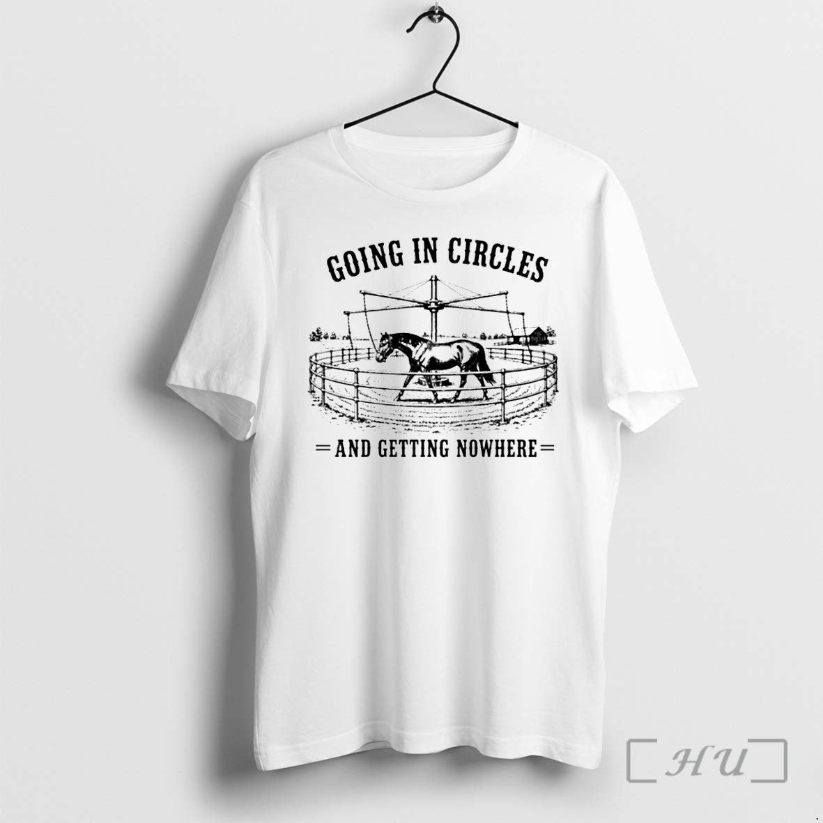 Horse Going In Circles And Getting Nowhere Sweater - Adult & Kids T-Shirts, Sweatshirts & Hoodies apparel design preview 1