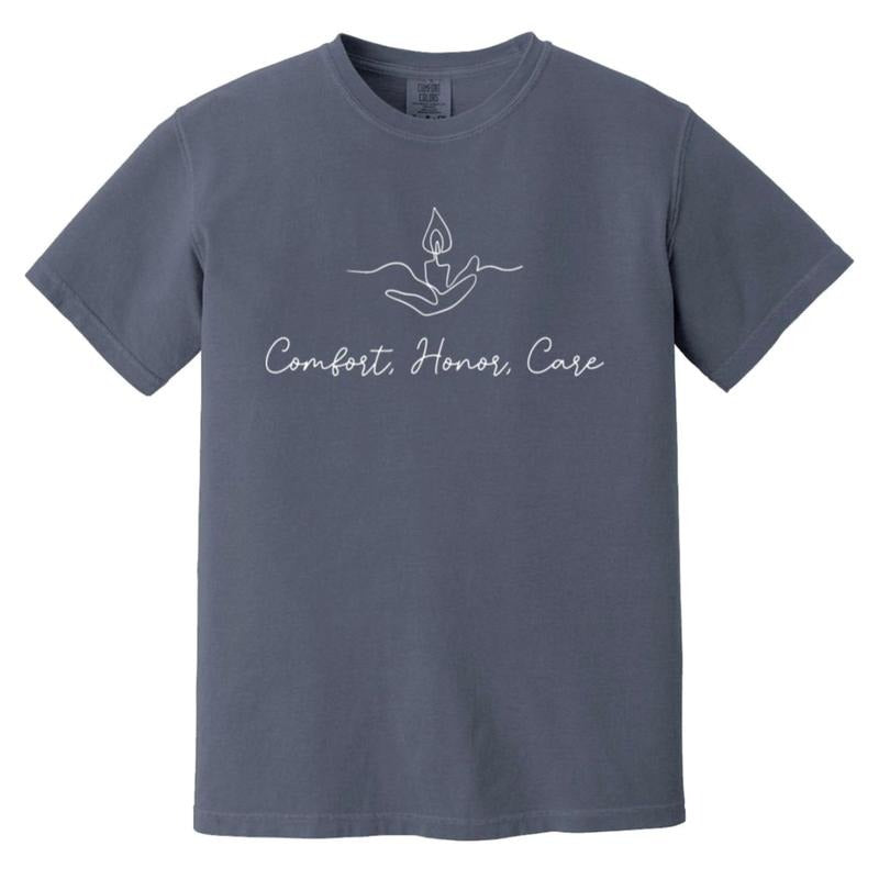 Hospice Nurse Comfort Colors Honor Care End Life Week - Adult & Kids T-Shirts, Sweatshirts & Hoodies apparel design preview 1