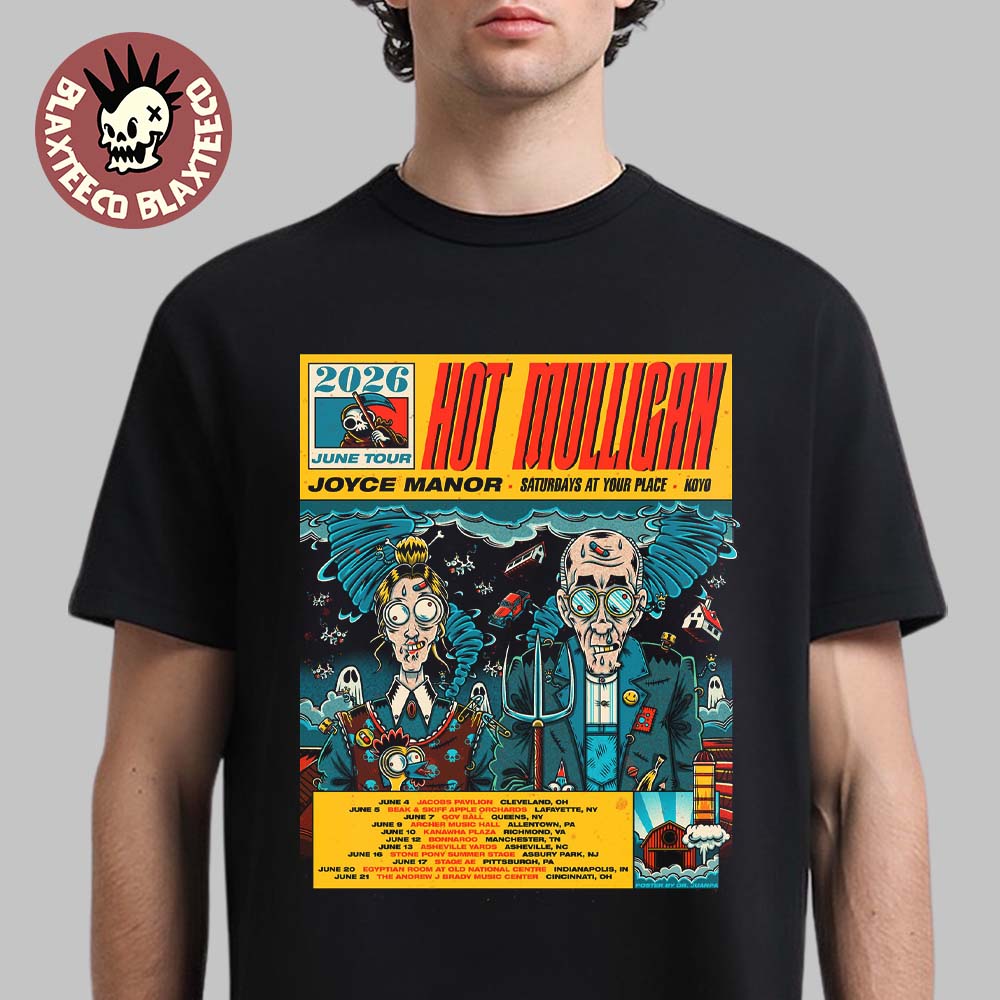 Mulligan 2026 June Tour North America Schedule Dates - Adult & Kids T-Shirts, Sweatshirts & Hoodies apparel design preview 1