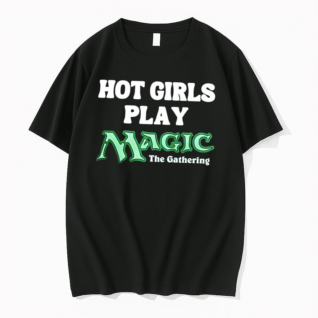 Hot Girls Play Magic The Gathering Sweater Jpg - Adult & Kids T-Shirts, Sweatshirts & Hoodies apparel design preview 1