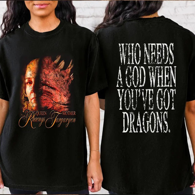 House D GOT Meleys Dragons Dragon Lovers Targaryen - Adult & Kids T-Shirts, Sweatshirts & Hoodies apparel design preview 1