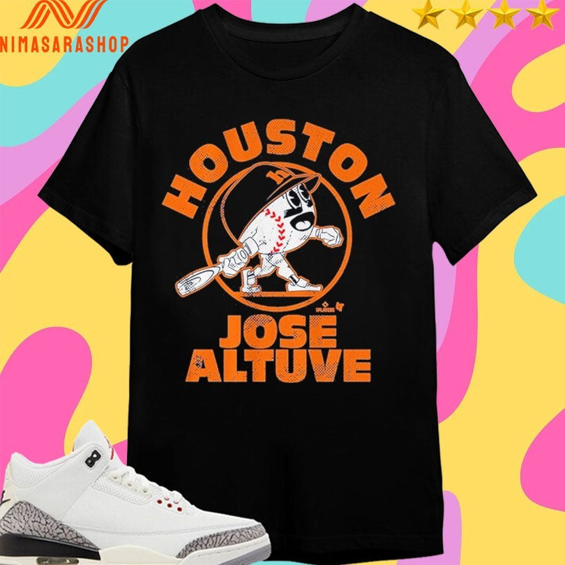 Houston Astros Jose Altuve Baseball Buddies - Adult & Kids T-Shirts, Sweatshirts & Hoodies apparel design preview 1