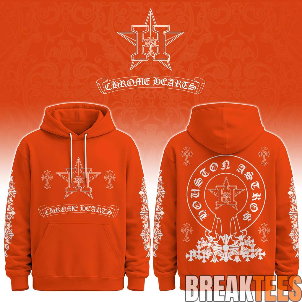Houston Astros x Chrome Heart 2026 Special - Adult & Kids T-Shirts, Sweatshirts & Hoodies apparel design preview 1