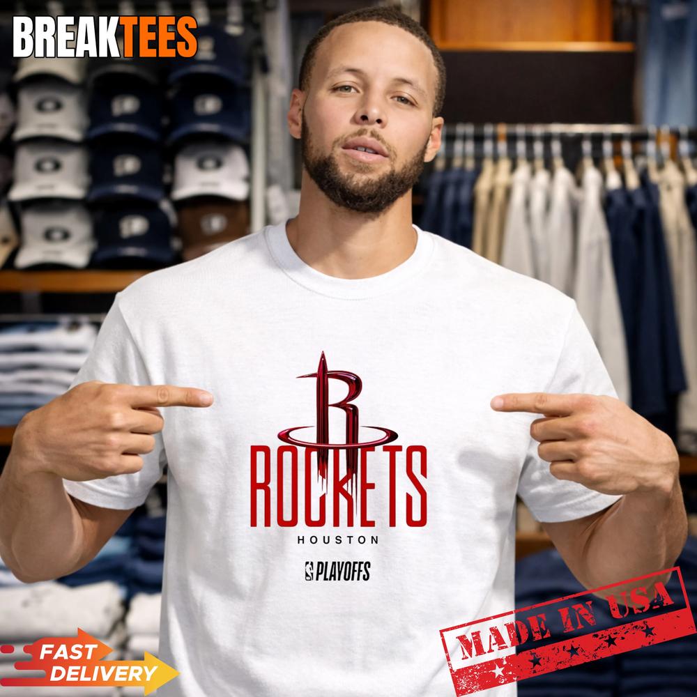 Houston Rockets NBA Playoff 2026 logo - Adult & Kids T-Shirts, Sweatshirts & Hoodies apparel design preview 1