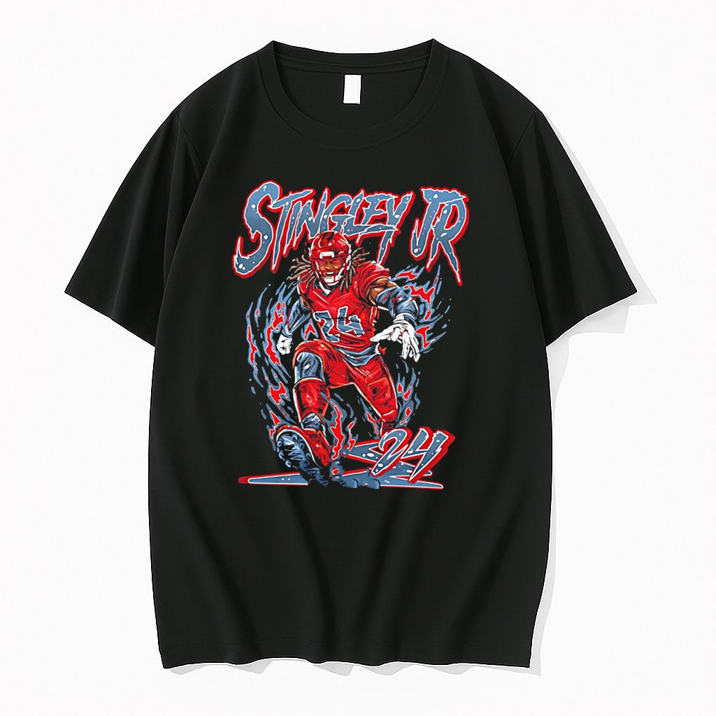 Houston Texans Derek Stingley Jr Hand Drawn Artwork - Adult & Kids T-Shirts, Sweatshirts & Hoodies apparel design preview 1