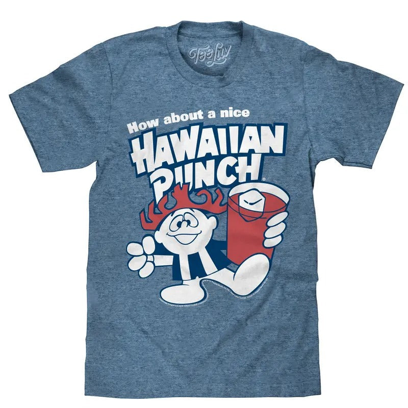 How About Nice Hawaiian Punch Retro Punchy Cabo Blue - Adult & Kids T-Shirts, Sweatshirts & Hoodies apparel design preview 1