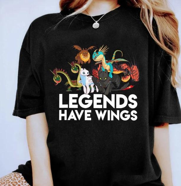 How Train Your Dragons 3 Hidden World Legends Have - Adult & Kids T-Shirts, Sweatshirts & Hoodies apparel design preview 1