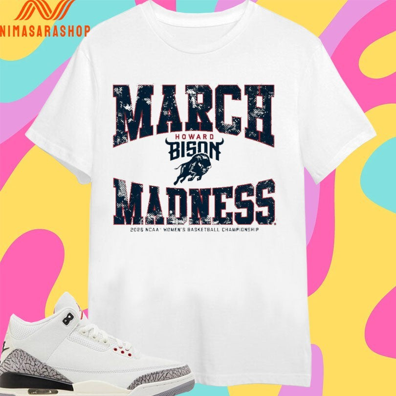Howard Bison Wbb March Madness 2026 Ncaa - Adult & Kids T-Shirts, Sweatshirts & Hoodies apparel design preview 1