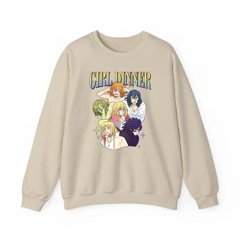 Howl Pendragon Girl Dinner Howl'S Moving Castle - Adult & Kids T-Shirts, Sweatshirts & Hoodies apparel design preview 1