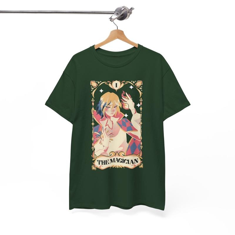 Howl Tarot Card Sophie Howls Moving Castle Calcifer - Adult & Kids T-Shirts, Sweatshirts & Hoodies apparel design preview 1