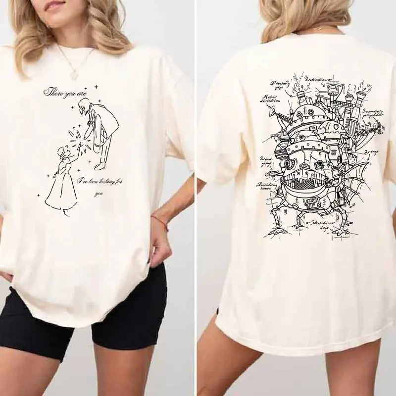 Howl'S Moving Castle Movie Howl Studio Ghibli Hayao - Adult & Kids T-Shirts, Sweatshirts & Hoodies apparel design preview 1
