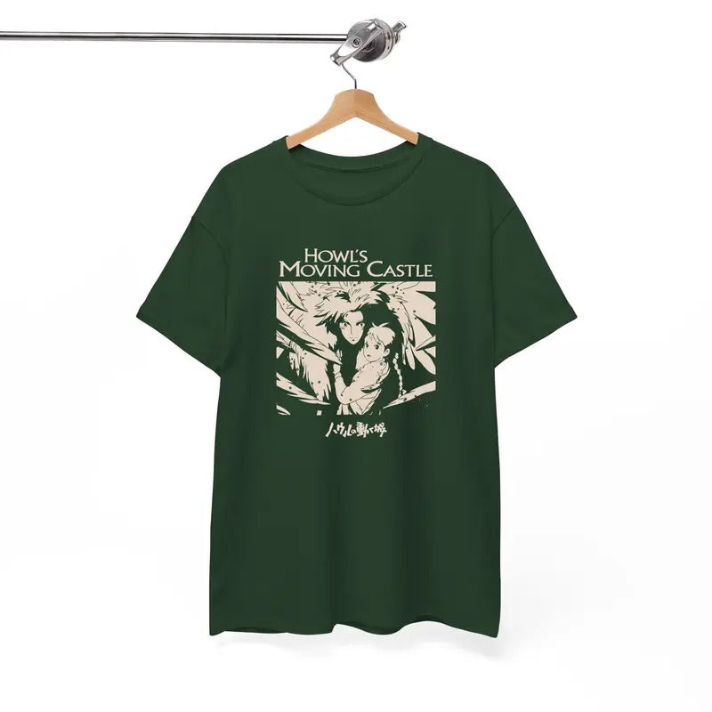 Howl'S Moving Castle Howl Sophie Anime Harajuku - Adult & Kids T-Shirts, Sweatshirts & Hoodies apparel design preview 1