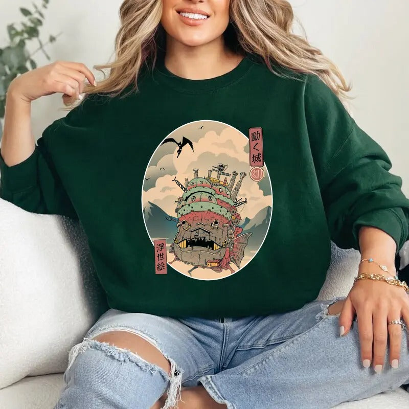 Howl'S Moving Castle Howl Sophie Ghibli Hayao - Adult & Kids T-Shirts, Sweatshirts & Hoodies apparel design preview 1