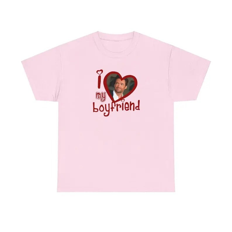 Hugh Jackman Boyfriend Present Him Her I Love Heart - Adult & Kids T-Shirts, Sweatshirts & Hoodies apparel design preview 1