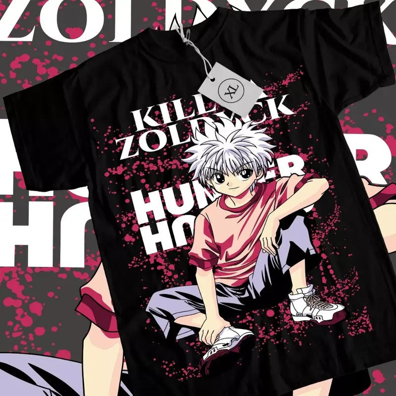 Hunter X Anime Killua Manga Lover Ball Cotton - Adult & Kids T-Shirts, Sweatshirts & Hoodies apparel design preview 1